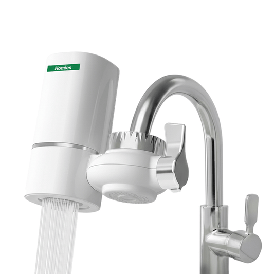 Homies Faucet Water Filter - White